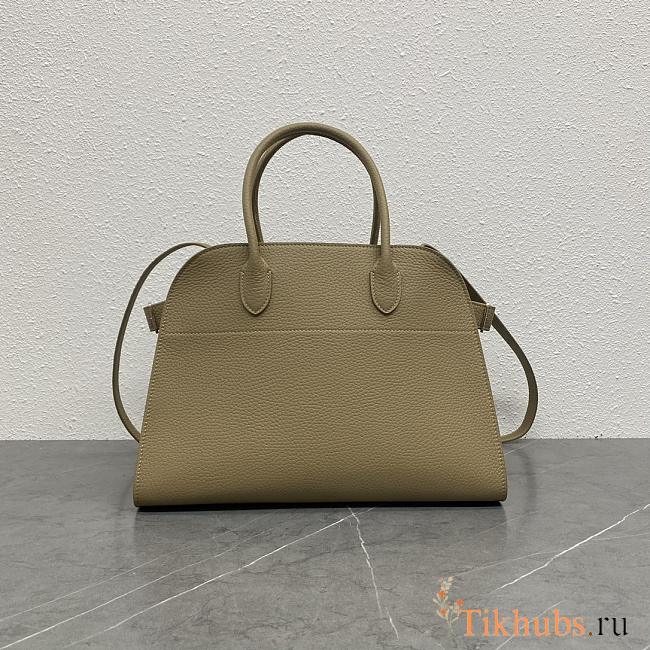 The Row Margaux Bag 12 Beige Calfskin 32x17.5x24.5cm - 1