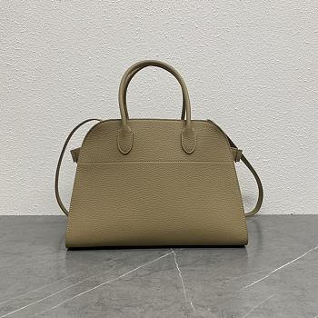 The Row Margaux Bag 12 Beige Calfskin 32x17.5x24.5cm