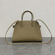 The Row Margaux Bag 12 Beige Calfskin 32x17.5x24.5cm - 5