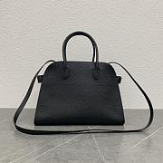 The Row Margaux Bag 12 Black Calfskin 32x17.5x24.5cm - 5