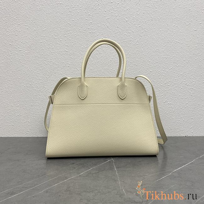 The Row Margaux Bag 12 White Calfskin 32x17.5x24.5cm - 1