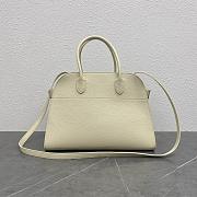 The Row Margaux Bag 12 White Calfskin 32x17.5x24.5cm - 4