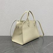 The Row Margaux Bag 12 White Calfskin 32x17.5x24.5cm - 3