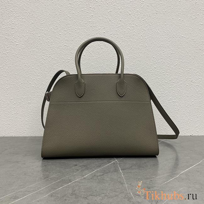 The Row Margaux Bag 12 Green Calfskin 32x17.5x24.5cm - 1