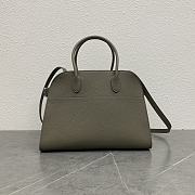 The Row Margaux Bag 12 Green Calfskin 32x17.5x24.5cm - 1