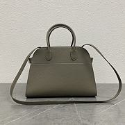 The Row Margaux Bag 12 Green Calfskin 32x17.5x24.5cm - 3