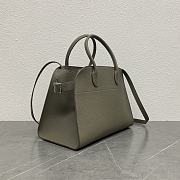 The Row Margaux Bag 12 Green Calfskin 32x17.5x24.5cm - 2