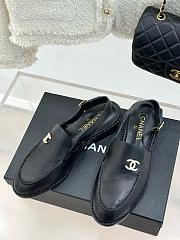 Chanel Black Sandal Flat - 2