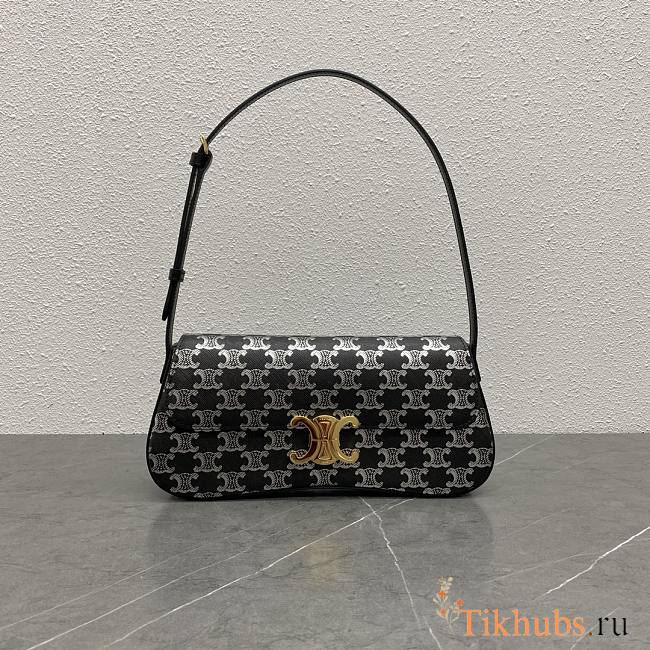 Celine Medium Lola Bag Triomphe Canvas 28x12x5cm - 1