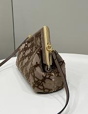 Fendi First Small Bag Velvet FF Logo 26x9.5x18cm - 3