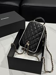 Chanel 25p Backpack Black Lambskin 18x13x9cm - 3