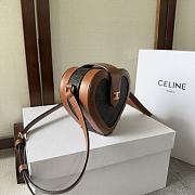 Celine Heart Tambour Bag 15x12x7cm - 5