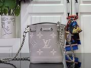 Louis Vuitton LV Nano Noé Grey Bag 16x13x10cm - 3