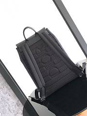 Dior Saddle Backpack With Flap Black 41x26.5x14.5cm - 2