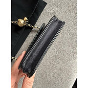 Chanel Wallet Chain Black Lambskin 12.5cm - 4