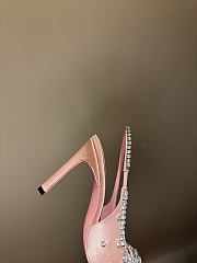 Gucci Women's Crystal Salon Pink Heel 10cm - 2