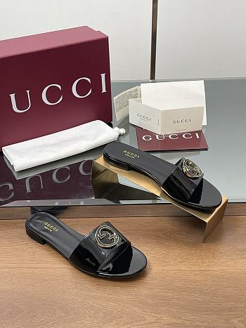 Gucci Black Slides 05