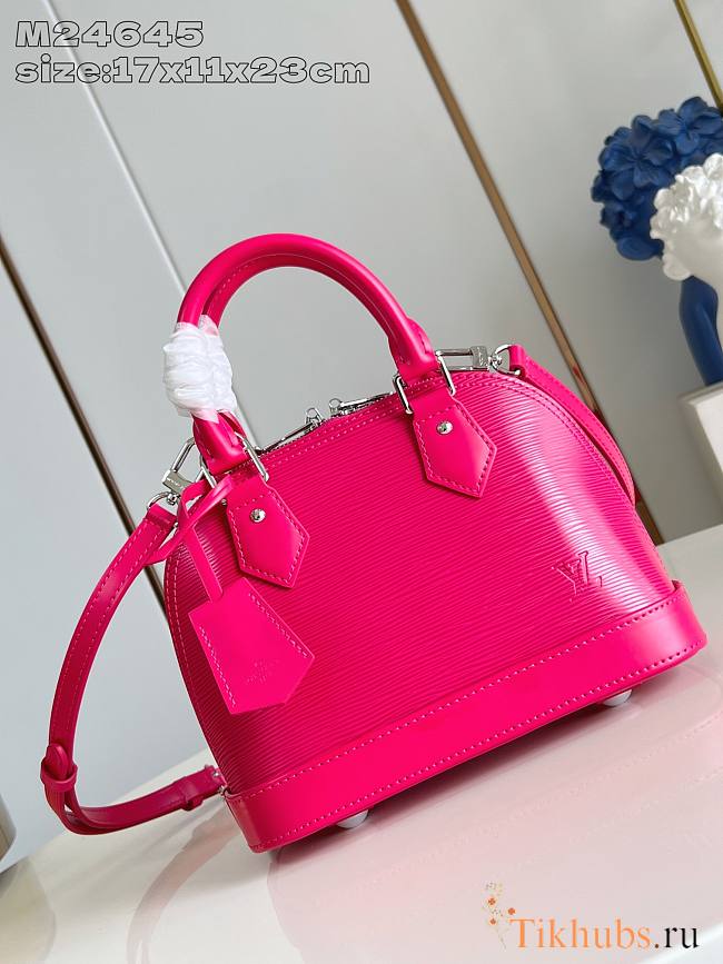 Louis Vuitton LV Alma BB Bag Pomegranate Red 23.5x17.5x11.5cm - 1