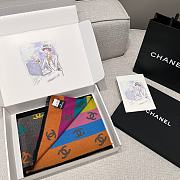 Chanel Multicolor Scarf 187x69cm - 5