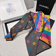 Chanel Multicolor Scarf 187x69cm - 3