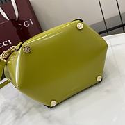 Gucci Mini Bamboo Top Handle Tote Bag Green 16x14x11.5cm - 5