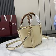 Gucci Mini Bamboo Top Handle Tote Bag Beige 16x14x11.5cm - 4