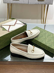 Gucci Horsebit White Loafer - 2