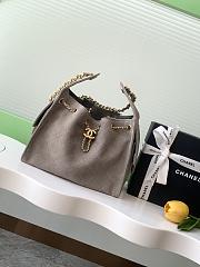 Chanel Cruise 25C Bag Grey Hobo 30x26x14cm - 1