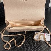 Chanel Top Handle Flap Bag Pink Caviar Gold 18x14x3cm - 2