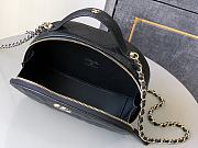 Chanel 25C Bag Black Caviar Gold 18.5x13x7cm - 6