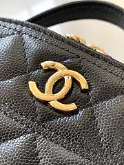 Chanel 25C Bag Black Caviar Gold 18.5x13x7cm - 3