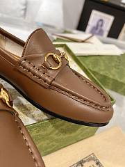 Gucci Horsebit Brown Loafer - 5