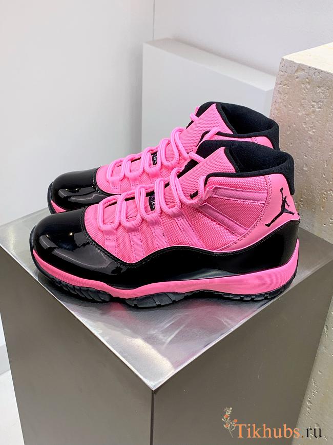 Air Jordan 11 Black Pink Sneaker - 1