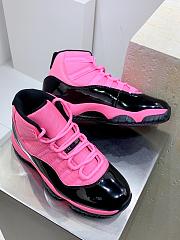 Air Jordan 11 Black Pink Sneaker - 4