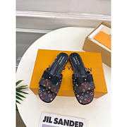 Louis Vuitton LV x TM 6AM Flat Black Mule - 1