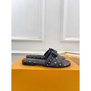 Louis Vuitton LV x TM 6AM Flat Black Mule - 3