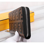 Fendi FF Long Wallet Brown - 3