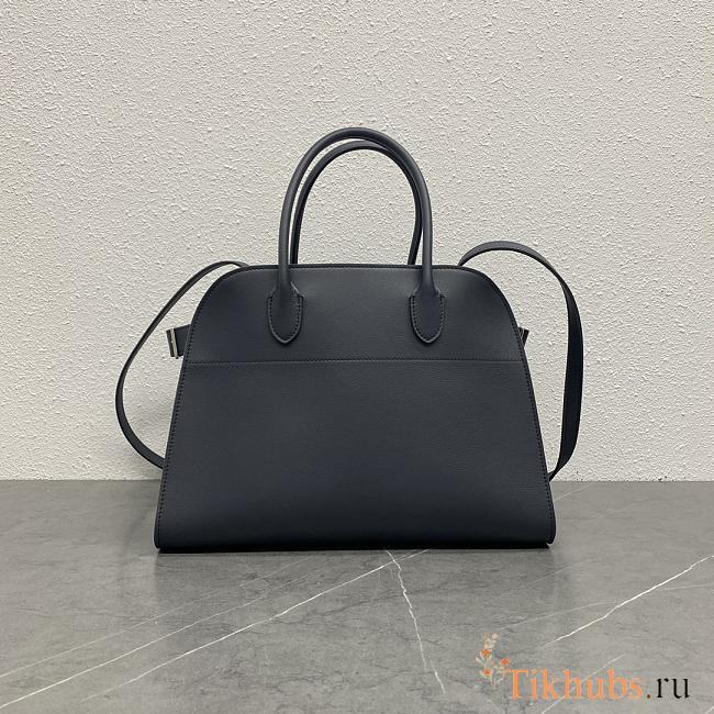 The Row Margaux Soft Bag 12 Navy Blue 32x17.5x24.5cm - 1