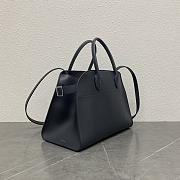 The Row Margaux Soft Bag 12 Navy Blue 32x17.5x24.5cm - 3