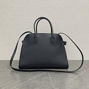 The Row Margaux Soft Bag 12 Navy Blue 32x17.5x24.5cm - 2