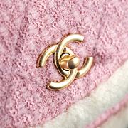 Chanel 24N Bag Pink Suede Gold 20x17x10cm - 4