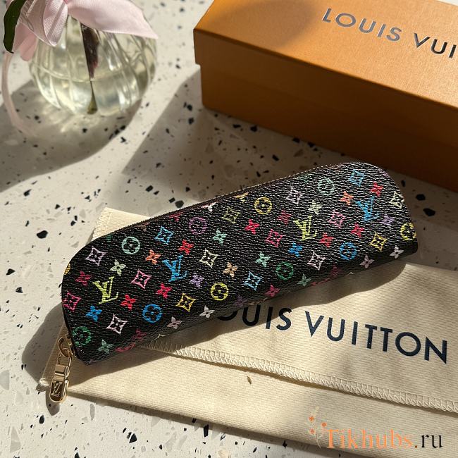 Louis Vuitton LV x TM Monogram Multicolor Black Pencil Pouch 20x7x2cm - 1