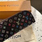 Louis Vuitton LV x TM Monogram Multicolor Black Pencil Pouch 20x7x2cm - 5