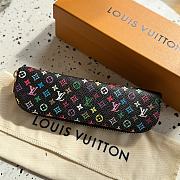 Louis Vuitton LV x TM Monogram Multicolor Black Pencil Pouch 20x7x2cm - 2