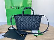 Bottega Veneta Mini Cabat Navy Blue Vernis 20x15x12cm - 1