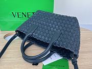 Bottega Veneta Mini Cabat Navy Blue Vernis 20x15x12cm - 3