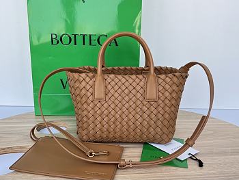 Bottega Veneta Mini Cabat Caramel 20x15x12cm