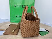 Bottega Veneta Mini Cabat Caramel 20x15x12cm - 5