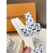 Louis Vuitton LV x TM Sunset Flat Comfort White Sandal - 5