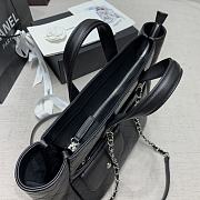 Chanel Shopping Tote Bag Black 37x26x14cm - 5